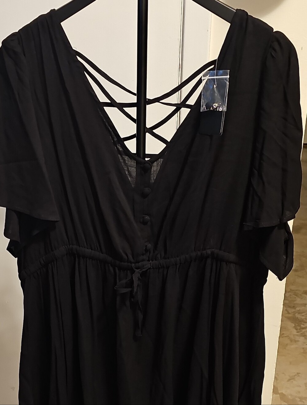torrid Black Crisscross Back Top